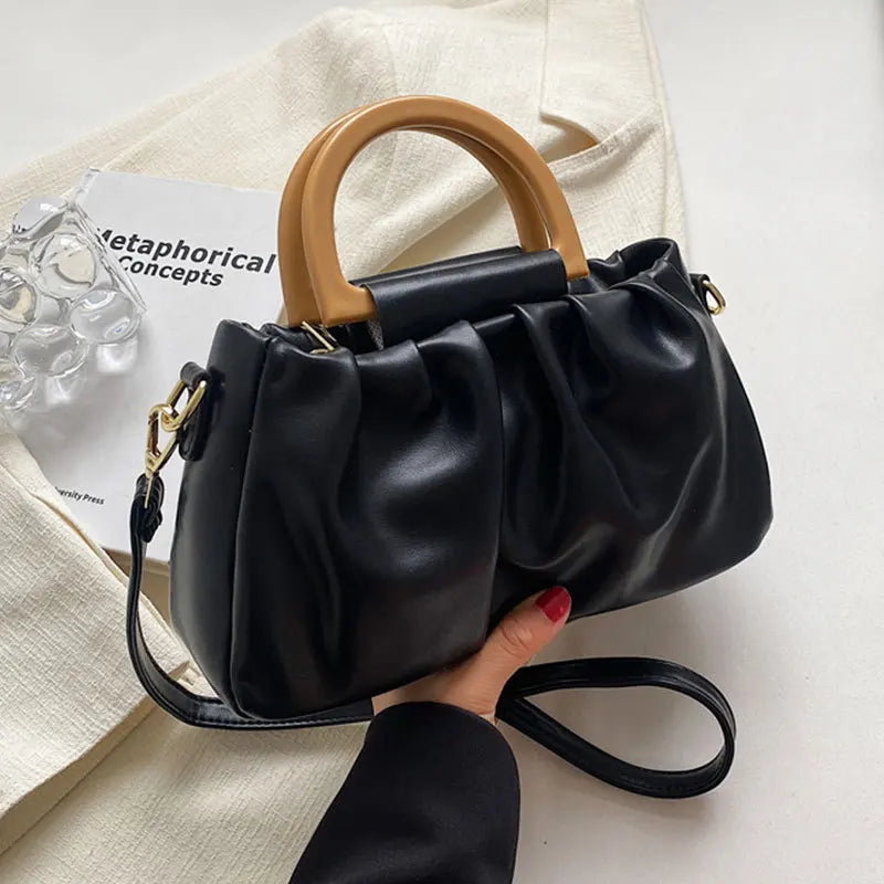 Vintage Soft Leather Women Shoulder Bag