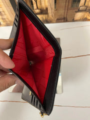 Winter Portable Double Layer Wallet with 8-clip Zipper