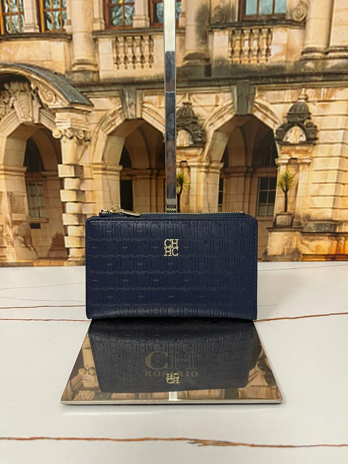 Winter Double Layer 8-clip Zipper Wallet Large Photo BOX