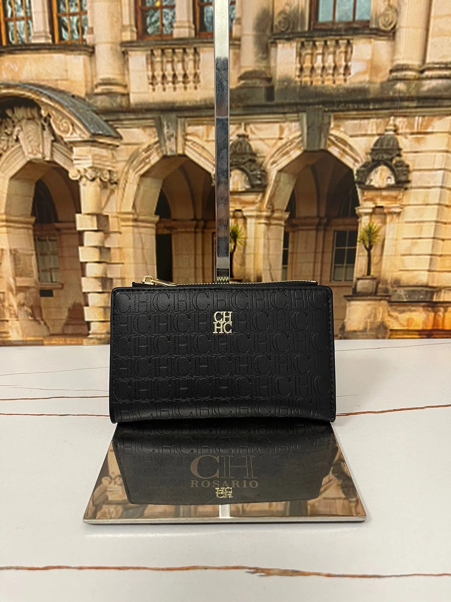 Winter Double Layer 8-clip Zipper Wallet Large Photo BOX