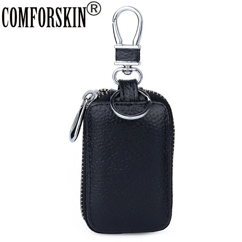 Premium Cowhide Key Wallets - Multi-function Car's Key Case