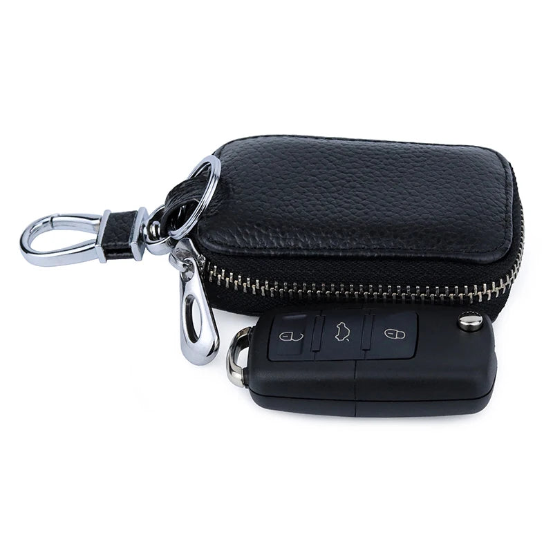 Premium Cowhide Key Wallets - Multi-function Car's Key Case