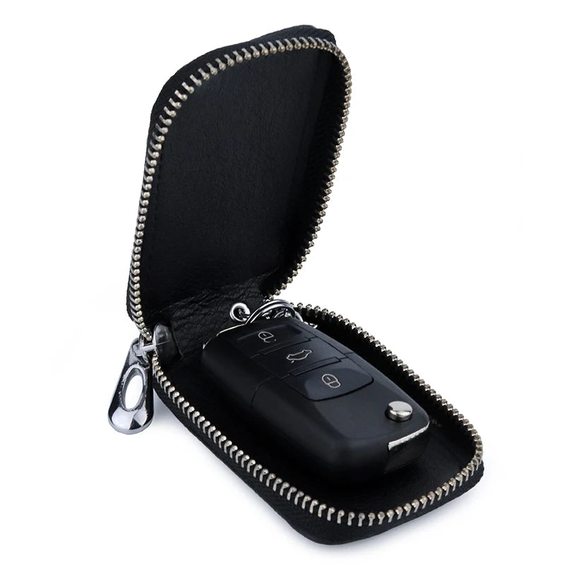 Premium Cowhide Key Wallets - Multi-function Car's Key Case