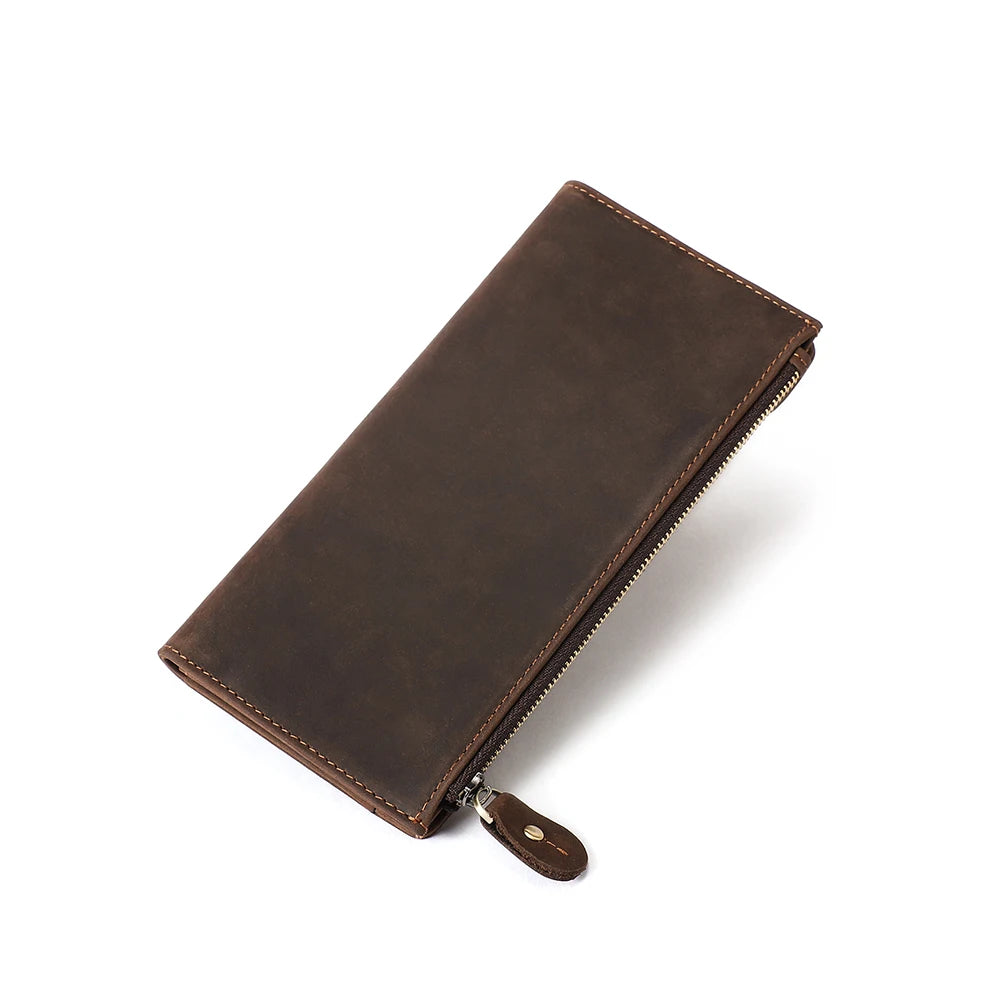 Soft Leather Men Business Clutch Wallet
