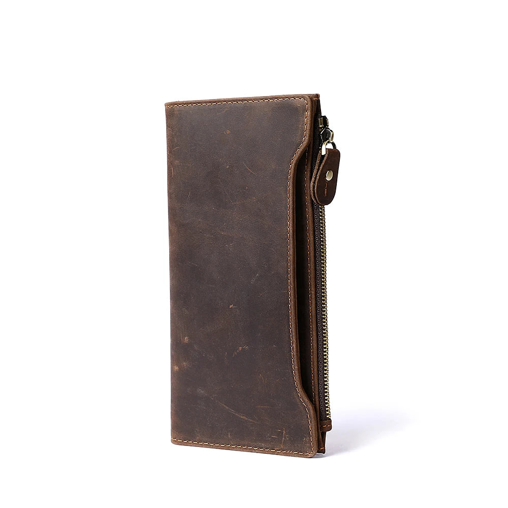 Soft Leather Men Business Clutch Wallet