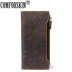 Soft Leather Men Business Clutch Wallet