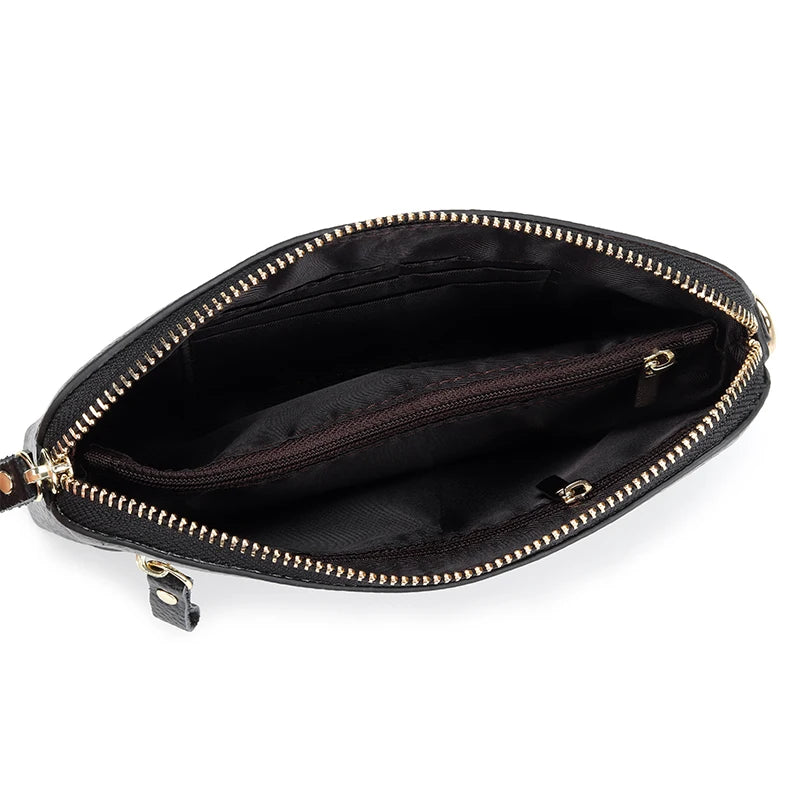 Bee Print Zipper Clutch Wallet for Women