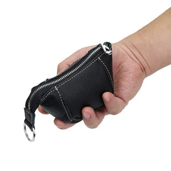 Leather Zipper Purse for Women