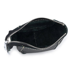 Leather Zipper Purse for Women