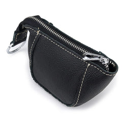 Leather Zipper Purse for Women