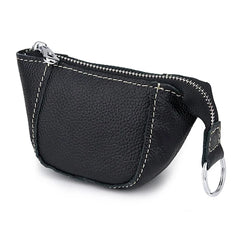 Leather Zipper Purse for Women