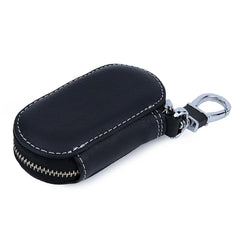 Cowhide Key Case For Cars Litchi Pattern Key Wallets