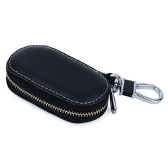 Cowhide Key Case For Cars Litchi Pattern Key Wallets