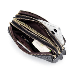 Crocodile Pattern Leather Women's Wallet Clutch Bag