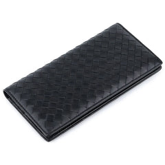 Premium 100% Sheep Skin Knitting Slim Men Wallets Purses
