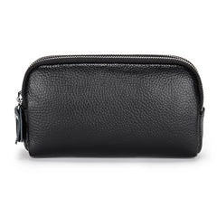 Women Leather Wallet Three Zipper Purses For Ladies Large Capacity