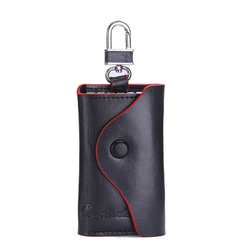 Men's Leather Key Wallets Housekeeper Key Holders Male Keychain
