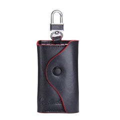Men's Leather Key Wallets Housekeeper Key Holders Male Keychain