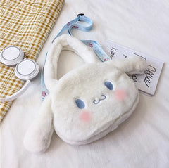 COOLFEL Rabbit Animals Messenger Bag Purse Princess Bag