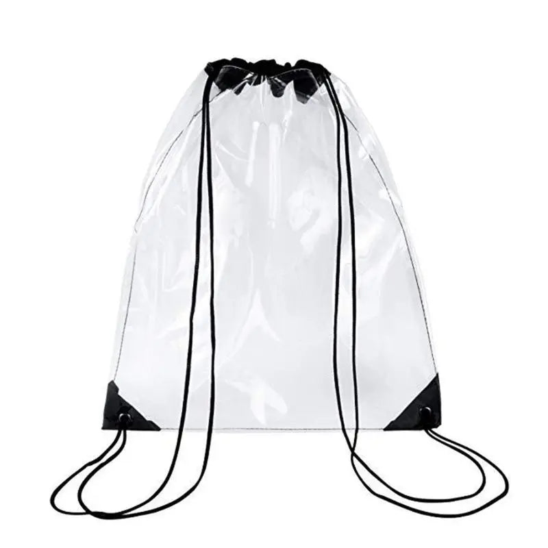 CPDD Clear Drawstring Backpack Gym Bag