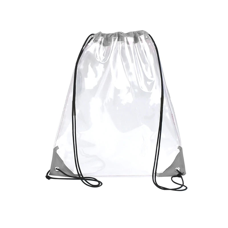 CPDD Clear Drawstring Backpack Gym Bag