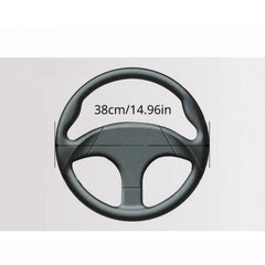 Plush Steering Wheel Cover Universal Fit Winter Car Handle Decoration