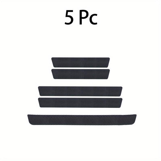 Carbon Fiber Car Door Sill Protector Scuff Plate Scratch Pad for 99 Car Models