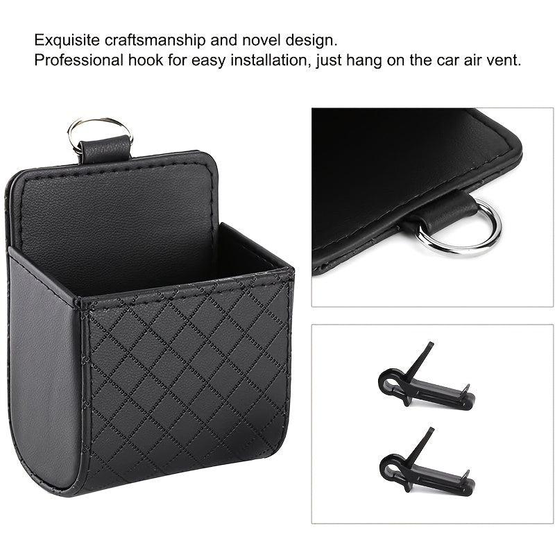 Car Air Vent Hanging Storage Box Mobile Phone Bag Car Mobile Phone Holder
