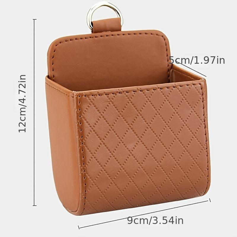 Car Air Vent Hanging Storage Box Mobile Phone Bag Car Mobile Phone Holder