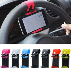 Universal Car Steering Wheel Phone Holder