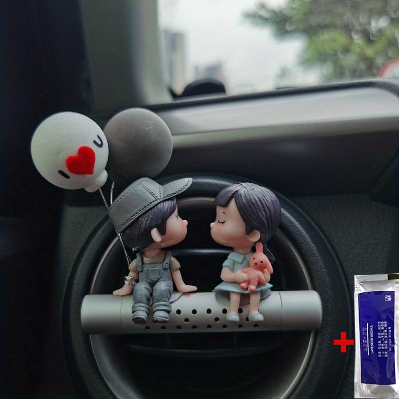 Car Air Outlet Decoration Cartoon Couple Car Perfume