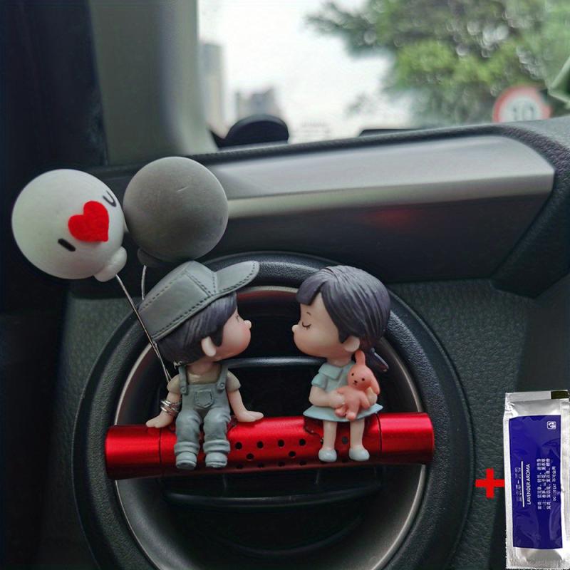 Car Air Outlet Decoration Cartoon Couple Car Perfume