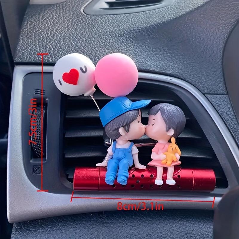Car Air Outlet Decoration Cartoon Couple Car Perfume