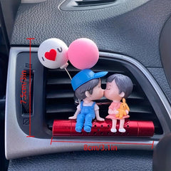 Car Air Outlet Decoration Cartoon Couple Car Perfume