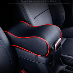 Car Armrest Box Memory Foam Cushion Leather Side Pocket
