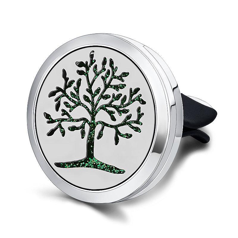 Car Aromatherapy Clip Aroma Diffuser Locket Essential Air Freshener Vent Clip