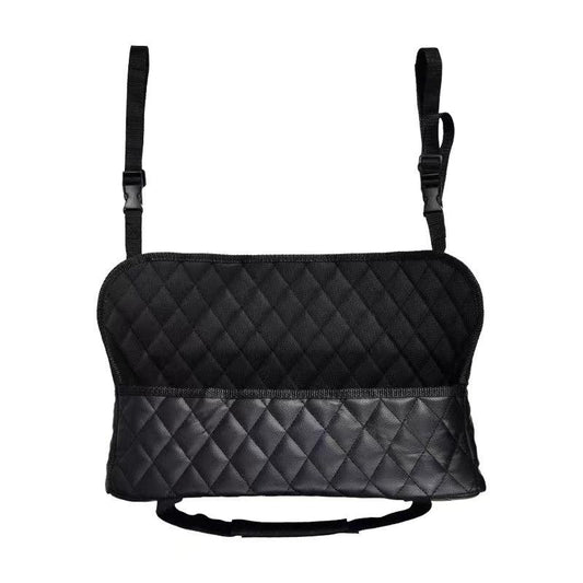 PU Leather Car Net Pocket Tote Bag Holder for Organization