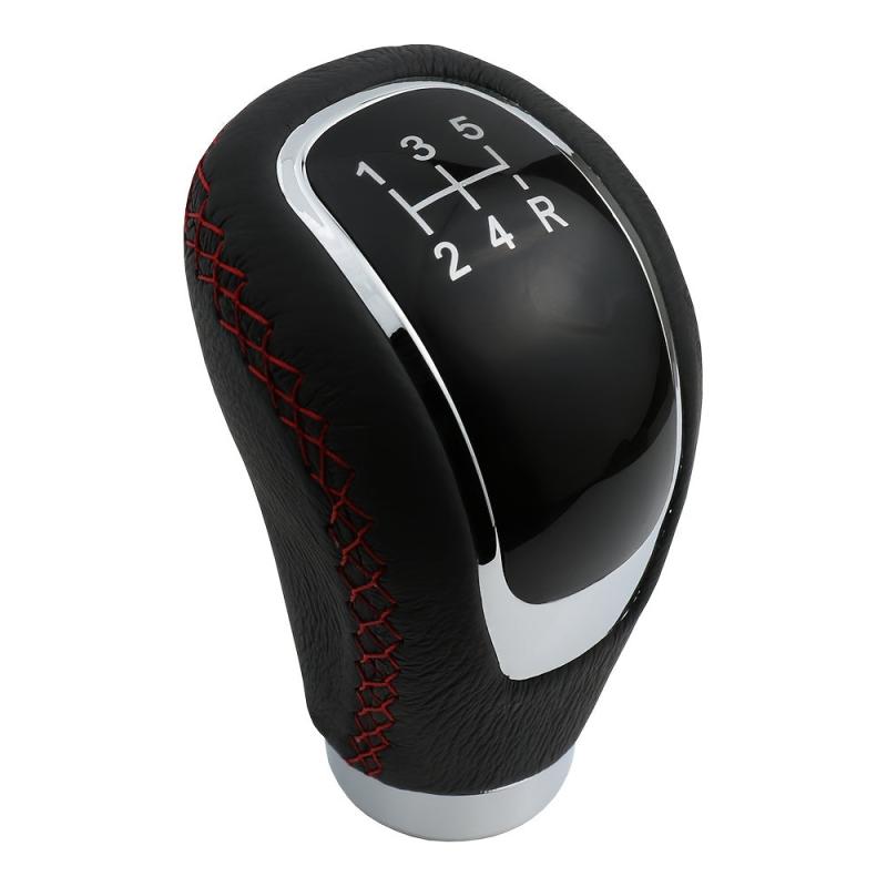 Upgrade Your Ride with 5 Speed Leather Gear Shifter Knob