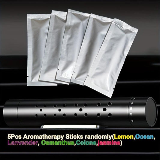 Car Air Vent Perfume Clip with 5 Adjustable Aromatherapy Sticks