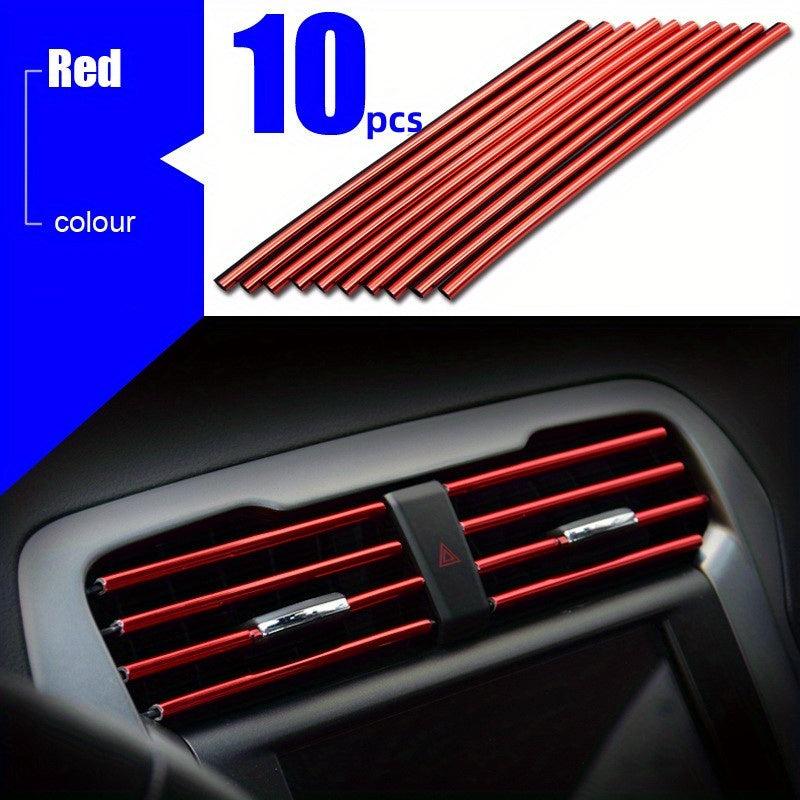 U-shaped Car Air Outlet Decorative Strip Soft Interior Accessory