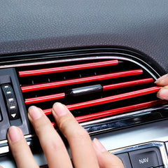U-shaped Car Air Outlet Decorative Strip Soft Interior Accessory
