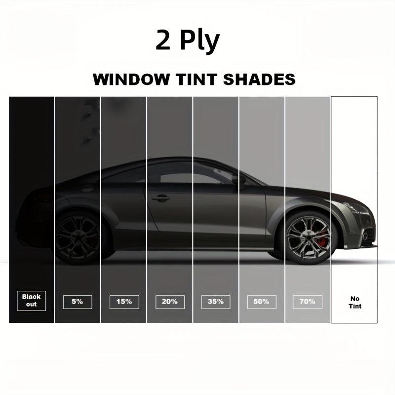 Privacy Solar Window Tint Film For Car Heat&UV Rejection 2ply Auto