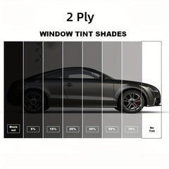 Privacy Solar Window Tint Film For Car Heat&UV Rejection 2ply Auto
