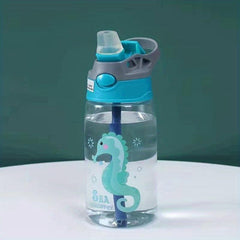 Cartoon Duckbill Straw Cup Leak Proof Outdoor Water Cup