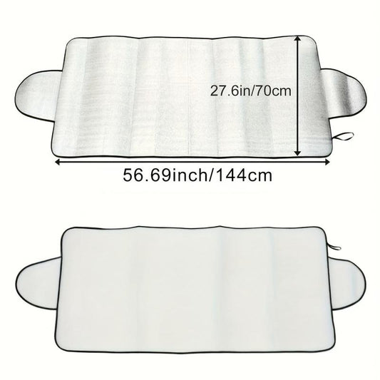 Front End Wind Glass Snow Shield Sunscreen Heat Insulation