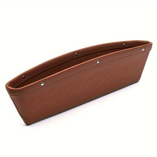 Car Seat Gap Storage Box PU Leather Organizer