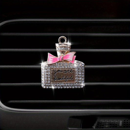 Car Air Vent Clip Bling Rhinestone Diffuser Freshener