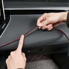 1pc Car Trim PU Leather Braid Line Strip Door Dashboard Sticker DIY Strips