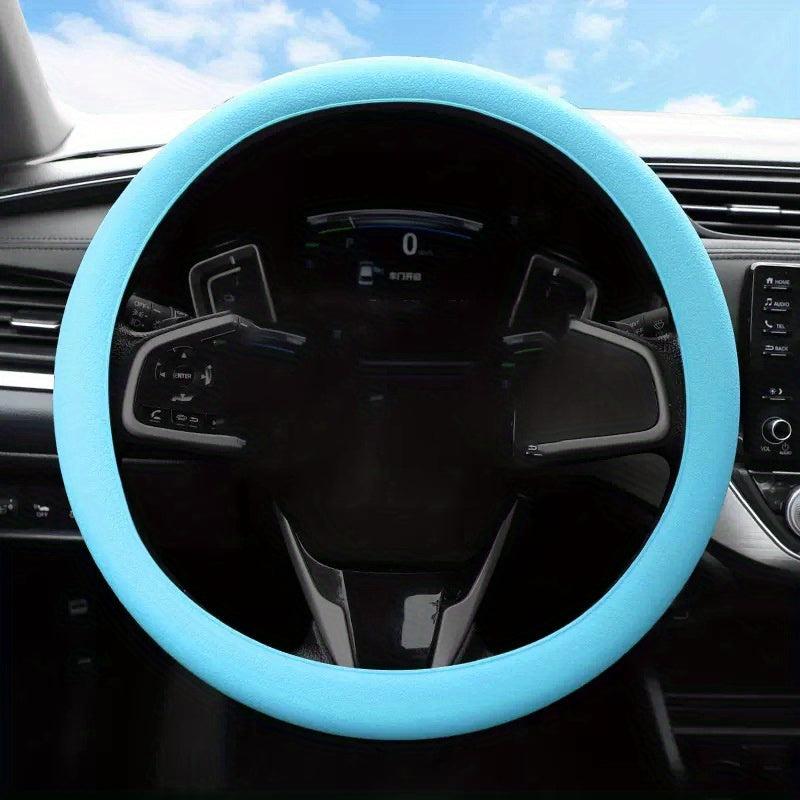 Car Silicone Steering Wheel Cover Non Slip Handle Cover General Four Seasons