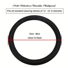 Car Silicone Steering Wheel Cover Non Slip Handle Cover General Four Seasons